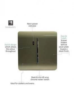 Image of Trendiswitch 45 Amp Neon Insert Std Gold