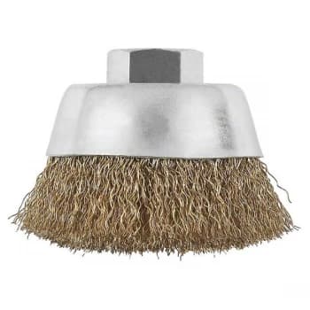 Image of Bosch 1608614020 Cup Brush Ø 70mm Brass-coated 0.3mm M14