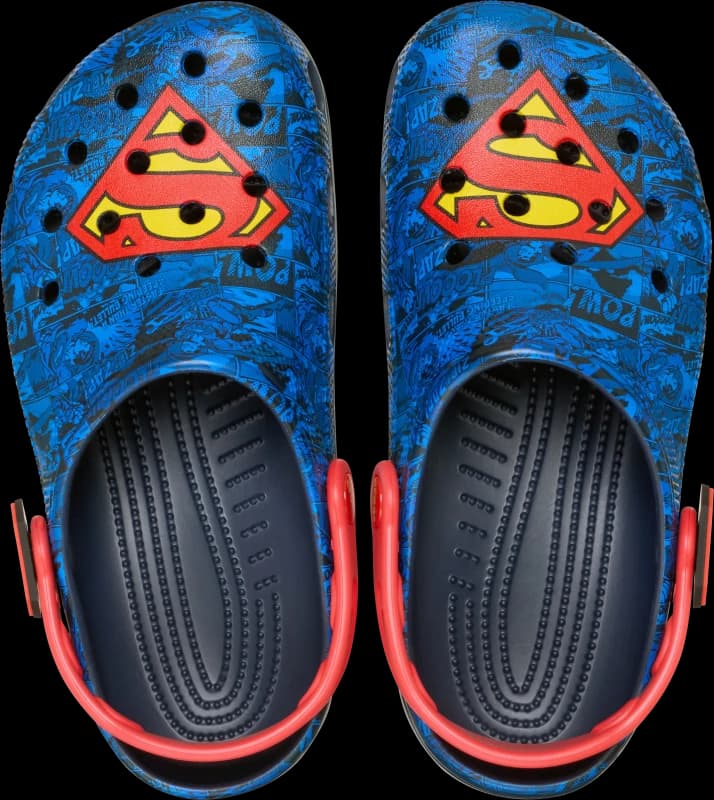 Image of Crocs Unisex Superman Classic Clogs Multi M10