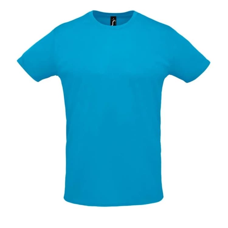 Image of SOL'S Mens Sprint T-Shirt in Aqua Size: Small Aqua Male S
