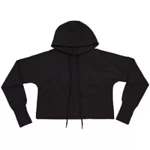 Image of Mantis Womens/Ladies Cropped Crop Top (XS) (Black)