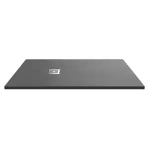Image of Hudson Reed Rectangular Shower Tray 1400 x 800mm - Grey