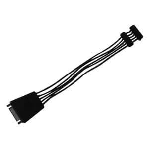 Image of Silverstone SST-CP06-E2 Flexible SATA Power Cable 2x Connectors with Capacitors