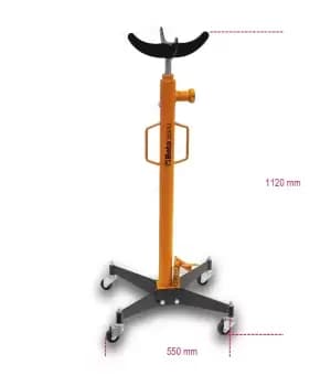 Image of Beta Tools 30260.3 Hydraulic Pit & Under Bridge Jack 300kg Pedal Pump 030260003