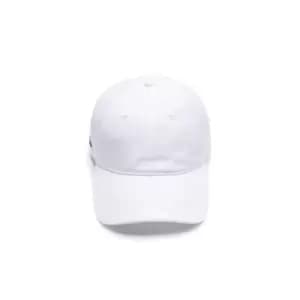 Image of Lacoste Gabadine Adjustable Cap - White