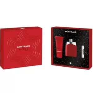 Image of Mont Blanc Legend Red Gift Set 100ml Eau de Parfum + 100ml Shower Gel + 7.5ml EDP