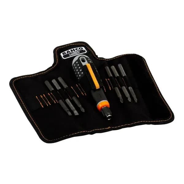 Image of Bahco 7 Piece Ergo Screwdriver Interchangeable Blade Set BE-8571