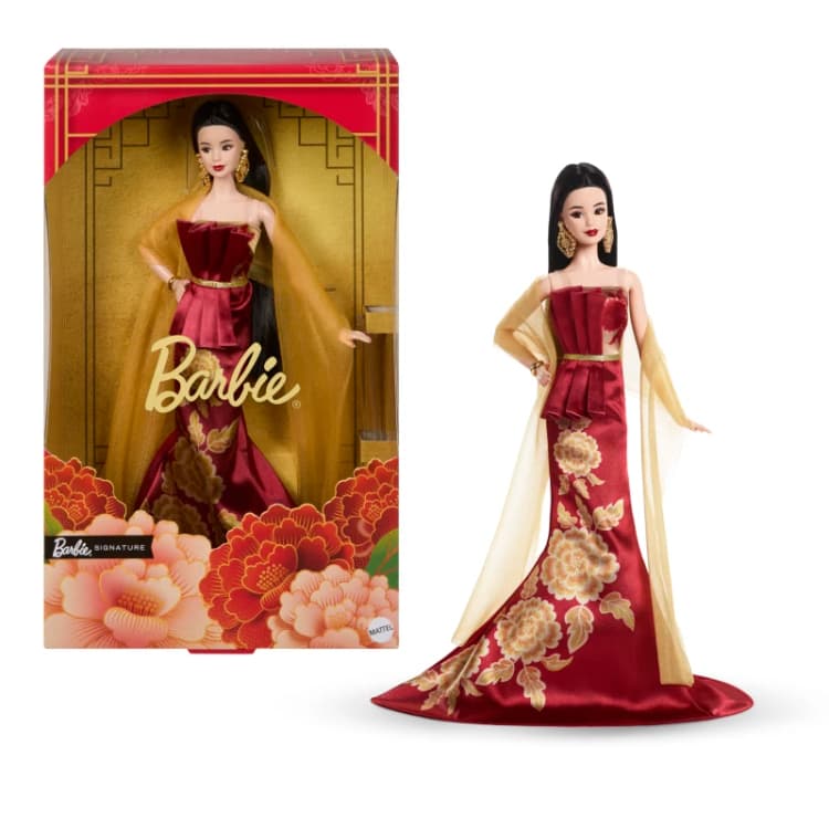 Image of Barbie Lunar New Year Barbie Doll One Colour WS593 Unisex