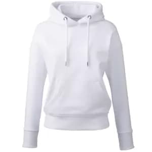 Image of Anthem Womens/Ladies Organic Hoodie (XXL) (White)