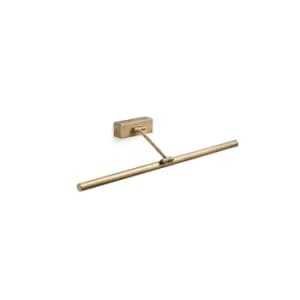 Image of Magritte LED Antique Brass Picture Wall Light 12W