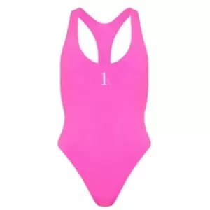 Image of Calvin Klein Racerback Swimsuit - Pink