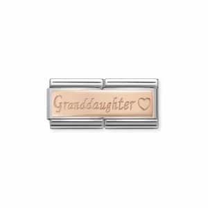Image of Nomination Composable Classic DOUBLE ENGRAVED Steel And 9k Jewellery