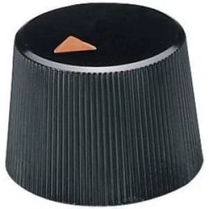 Image of Control knob hand Black x H 16.4mm x 12.3mm OKW