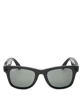 Image of Ray-Ban Unisex Classic Wayfarer Stories Smart Sunglasses, 53mm