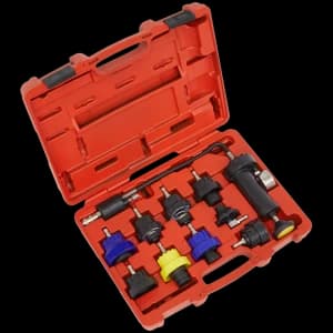 Image of Sealey 10 Piece Cooling System Pressure Test Kit