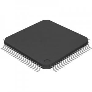 Image of Embedded microcontroller DSPIC30F5013 30IPT TQFP 80 12x12 Microchip Technology 16 Bit 30 MIPS IO number 68