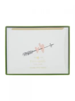 Image of Kate Spade New York Thank You Card Note Set Two Hearts