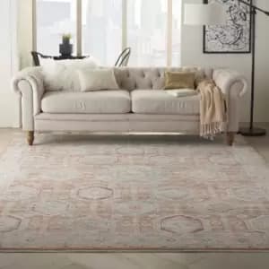 Image of Homestead HMS01 Brick 79cm x 366cm Runner - Multicoloured and Orange