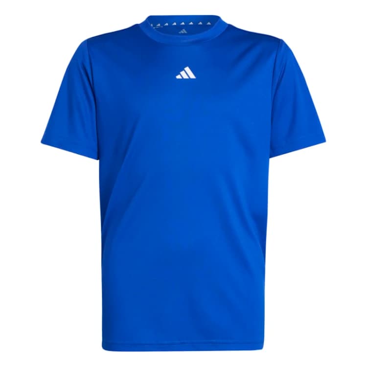 Image of adidas Train Essentials Logo T-Shirt Juniors - Blue Blue 13 - 14 Years