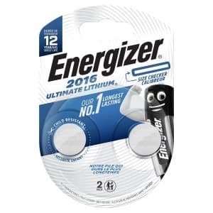 Image of Energizer Ultimate Lithium 2016 Batteries - 2pk