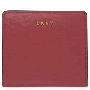 Image of DKNY Bifold Sutton Leather Purse - Pink