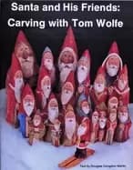 Image of santa and his friends carving with tom wolfe
