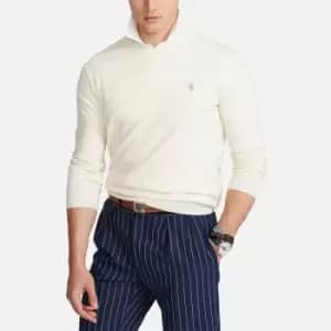 Image of Polo Ralph Lauren Mens Pima Cotton Jumper - Antique Cream - L