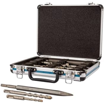 Image of 13 Piece Drill and Chisel Set Silver - Makita