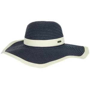 Image of Barbour Womens Reef Packable Sun Hat Navy Large