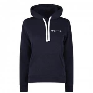 Image of Jack Wills Wills Logo Hoodie - Navy