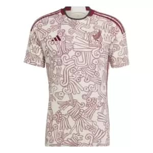 Image of adidas Mexico Away Shirt 2022 Adults - White