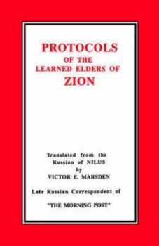 Image of The Protocols of the Learned Elders of Zion by Victor E Marsden Paperback