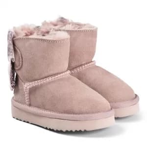 Image of Lelli Kelly Girls Winniepeg Bow Ankle Boot - Pink, Size 9 Younger