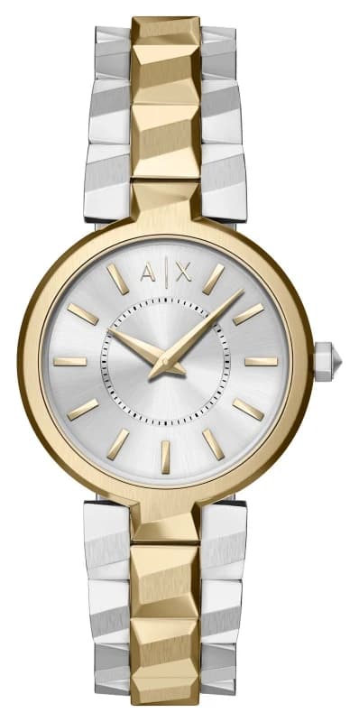 Image of Armani Exchange AX4406 Two-Hand Quartz (34mm) Silver Sunray Watch
