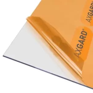 Image of Axgard Clear 3mm UV Protected Polycarbonate Roofing Sheet - 1000 x 3050mm