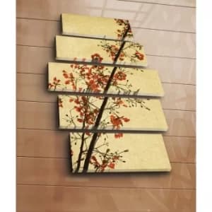 Image of 5PATK-107 Multicolor Decorative Canvas Painting (5 Pieces)