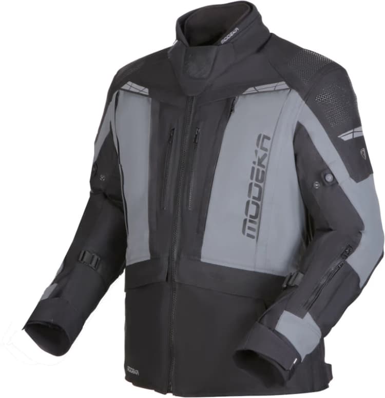 Image of Modeka Hydron Jacket Black Grey Size L