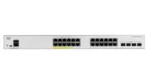Image of Cisco Catalyst C1000-24FP-4X-L Network Switch Managed L2 Gigabit Ethernet (10/100/1000) Power over Ethernet (PoE) Grey (C1000-24FP-4X-L)