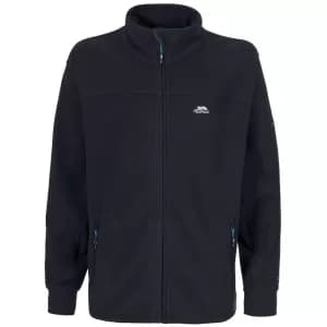 Image of Trespass Bernal Zip Through Fleece - Black