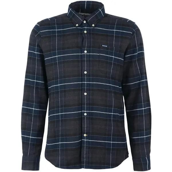 Image of Barbour Kyeloch Tailored Fit Shirt - Black 2XL