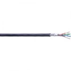 Image of Network cable CAT 5e SFUTP 4 x 2 x 0.14 mm2 Black