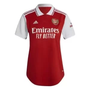 Image of adidas Arsenal FC Home Shirt 2022 2023 Ladies - Red