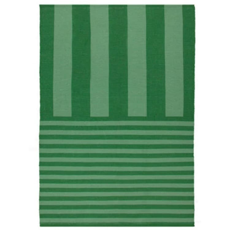 Image of Furn. Deck Stripe Printed Indoor/Outdoor Rug Green 120 X 170Cm, Green 5.03E+12