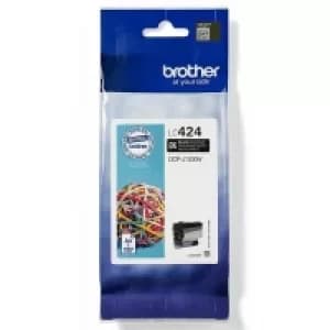 Image of Brother LC424BK Black Ink Cartridge (Original)