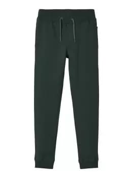 Image of NAME IT Solid Coloured Sweat Pants Men Green