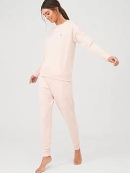 Image of Tommy Hilfiger Track Pyjama Pant - Blush Size M Women