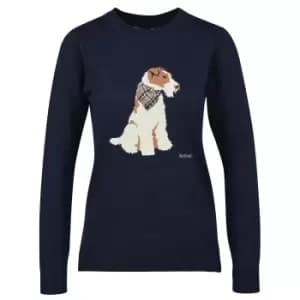 Image of Barbour Womens Fareham Knit Navy 14