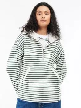 Image of Barbour Littlebury Hoodie -cloud, White, Size 10, Women