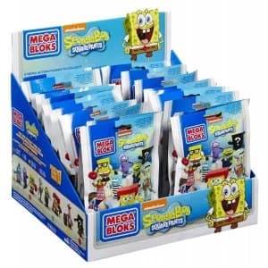 Image of Mega Bloks Spongebob Squarepants Micro Action Figures 24 Packs