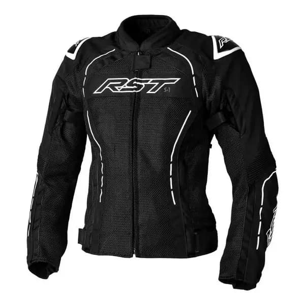 Image of RST S1 Mesh CE Textile Jacket Lady Black White 16